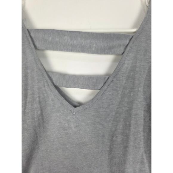 Catherines Flowy Top 4x (30/32) Womens Plus Size Gray V Front V Back Pullover - Picture 6 of 6